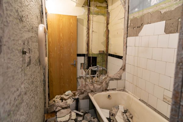 Shower Tile Demolition in Murphy