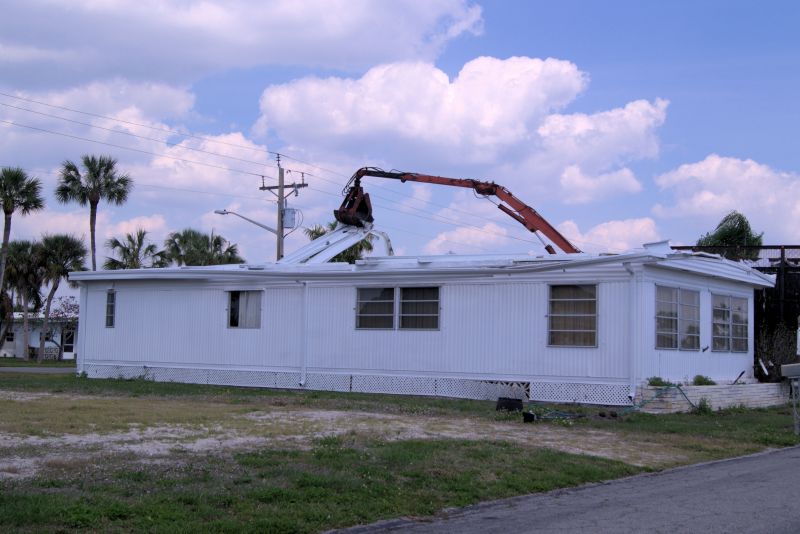 Double Wide Demolition detail